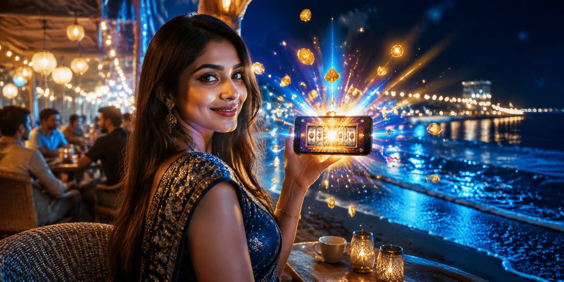 কক্সবাজারে সমুদ্র সৈকতে বসে মোবাইলে 54db স্লট গেম খেলছেন একজন